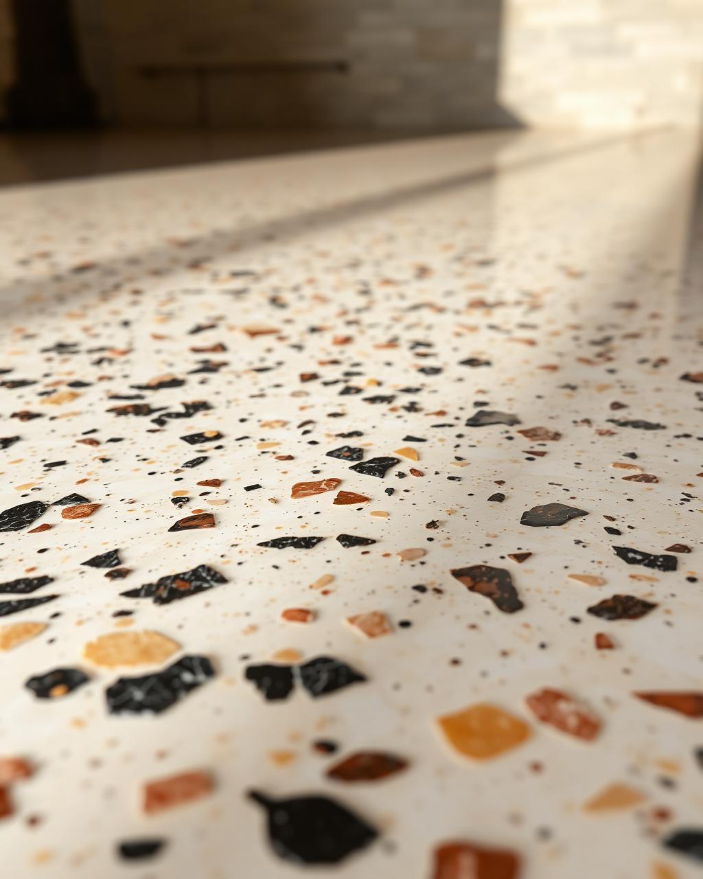 Terrazzo material sample